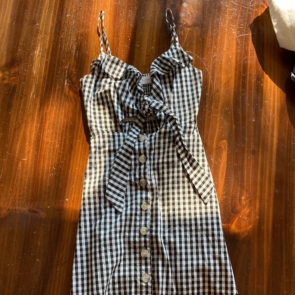 Black and white dress